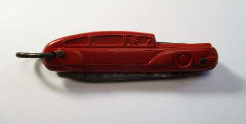 Vintage `Lamppost` Richards Automobile/ Car shaped Pocket knife Keyring knife