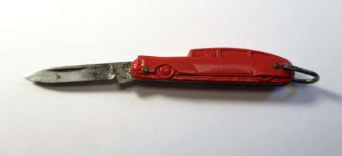 Vintage `Lamppost` Richards Automobile/ Car shaped Pocket knife Keyring knife