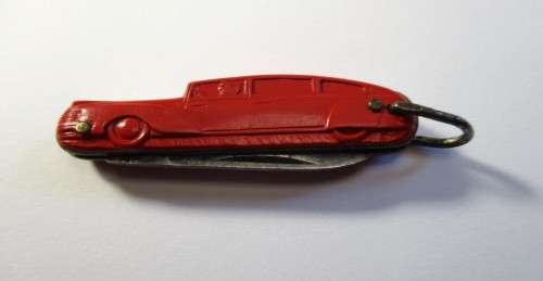 Vintage `Lamppost` Richards Automobile/ Car shaped Pocket knife Keyring knife