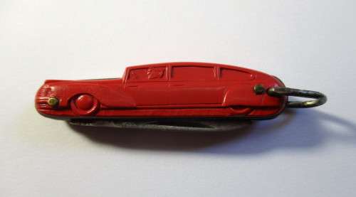 Vintage `Lamppost` Richards Automobile/ Car shaped Pocket knife Keyring knife