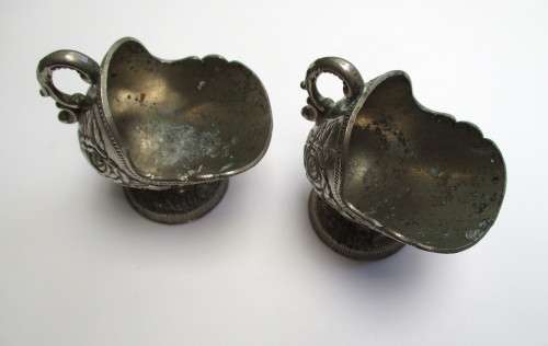 Two vintage Egg cup holders with floral design