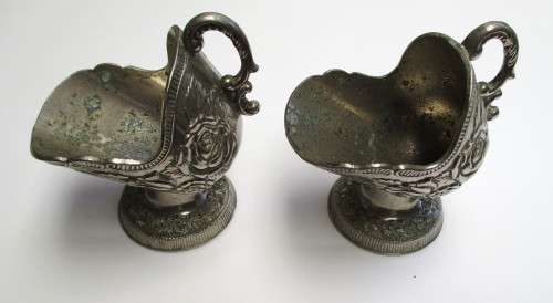 Two vintage Egg cup holders with floral design