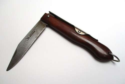 Vintage Okapi pocket knife, made in Germany, carbon steel in Great Condition