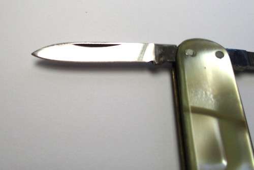Vintage Mercedes Benz Pocket knife made by Hugo Hoppe in Solingen Germany
