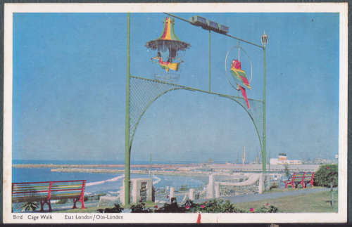 Vintage post card - Birdcage Walk,  East London. Caltex Post card.
