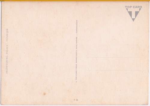 Vintage Post Card - The Kingdom of Denmark, Fredensborg Palace.