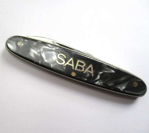 Vintage Solingen German Pocket Knife - SABA Logo