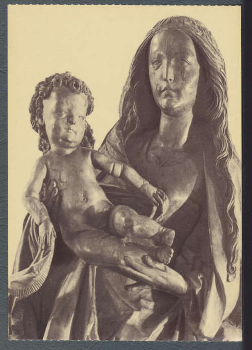 Vintage Postcard - Tilmaan Riemenschneider - ` Mary and Christ Child`