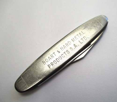 Vintage Pocket knife BOART and Hard Metal Products S.A. L.t.d / ROMAR - JHB. Box 7225