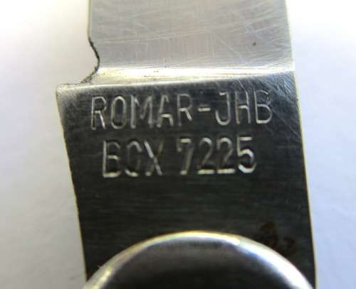 Vintage Pocket knife BOART and Hard Metal Products S.A. L.t.d / ROMAR - JHB. Box 7225