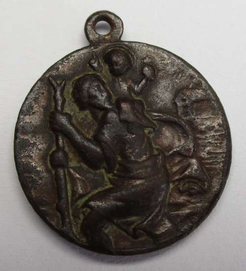 Vintage Saint Christopher Medallion