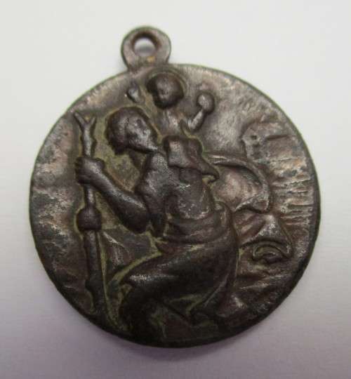 Vintage Saint Christopher Medallion