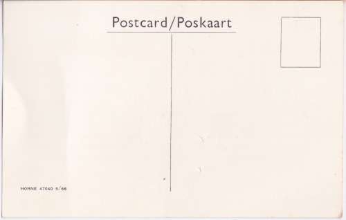 Vintage Post Card -- SAA Post Card / Menu
