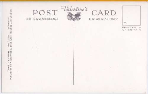 Vintage Post Card -- Guernsey Map