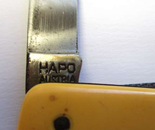 Vintage Austrian Pocket knife, HAPO - AUSTRIA, Garantie Stahl.
