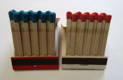 Vintage Match books -- Automobile related - Singer Voiturette 1904 & Mercer 1913