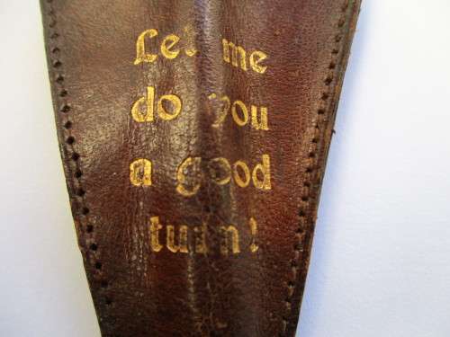 Vintage Cork screw - `Let Me Do You A Good Turn`