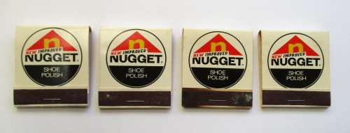 Nugget Shoe Polish Matchbook / matches - unused