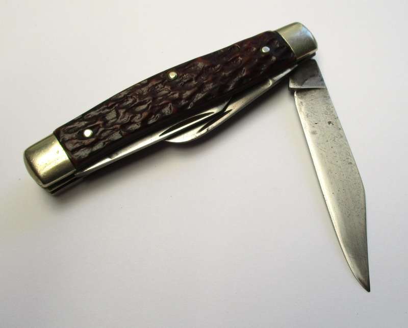 Vintage Elbeco Large three blade Stockman Knife, made in Germany.