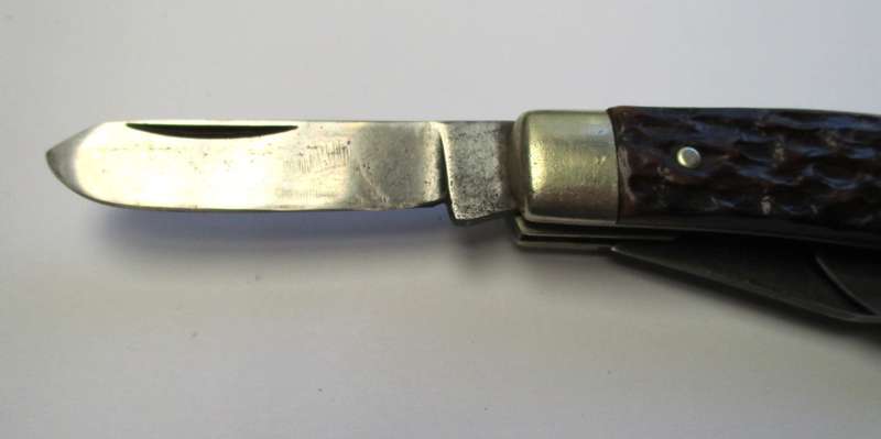 Vintage Elbeco Large three blade Stockman Knife, made in Germany.