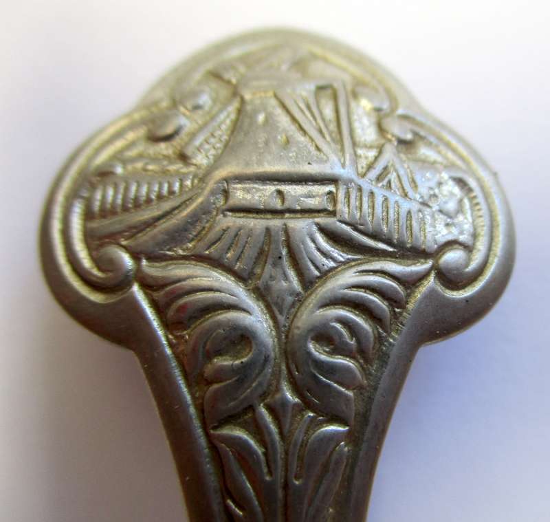 Vintage Dutch Pressed ornamental spoon