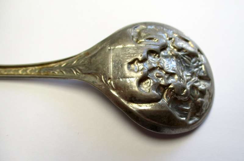 Vintage Dutch Pressed ornamental spoon