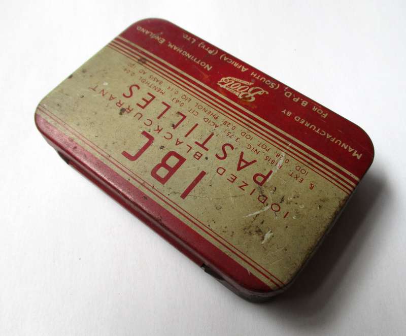 Vintage Tin - IBC Pastilles Boots, Nottingham, England.