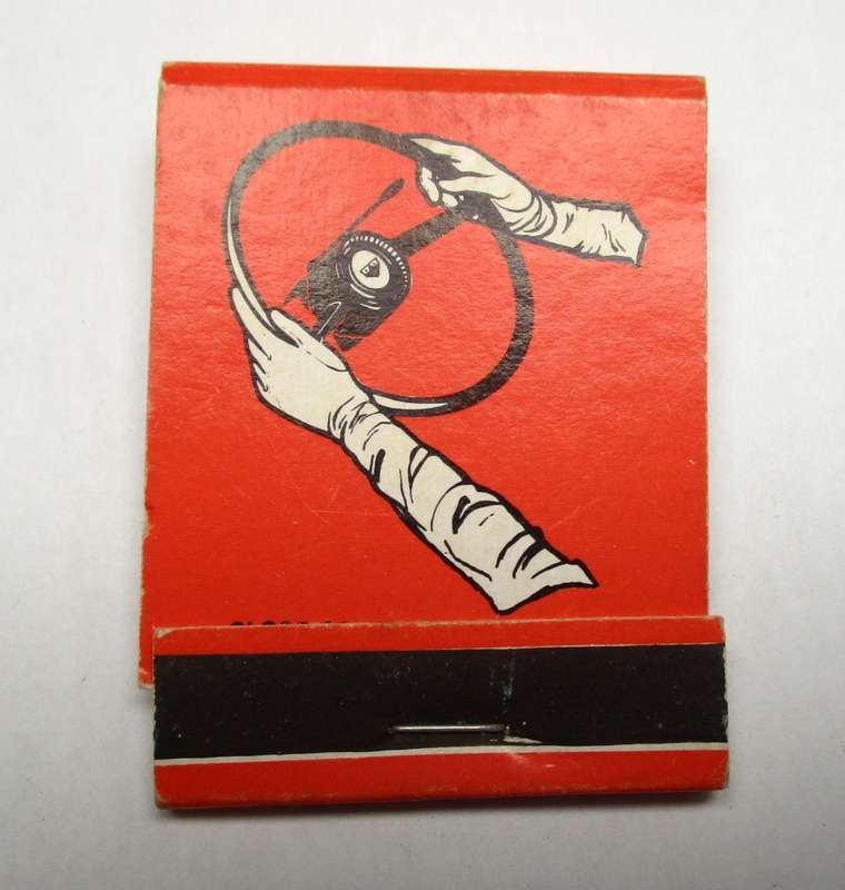 Match book - Grosvenor Car Hire, unused.