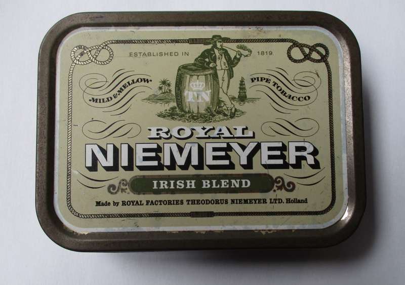 Vintage Tobacco Tin - Royal Niemayer, Irish Blend, Pipe Tobacco, made in Holland