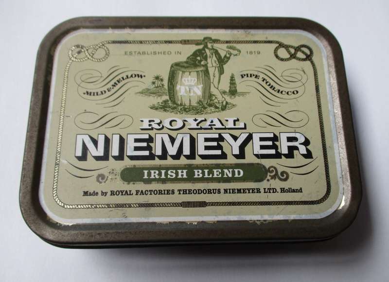 Vintage Tobacco Tin - Royal Niemayer, Irish Blend, Pipe Tobacco, made in Holland