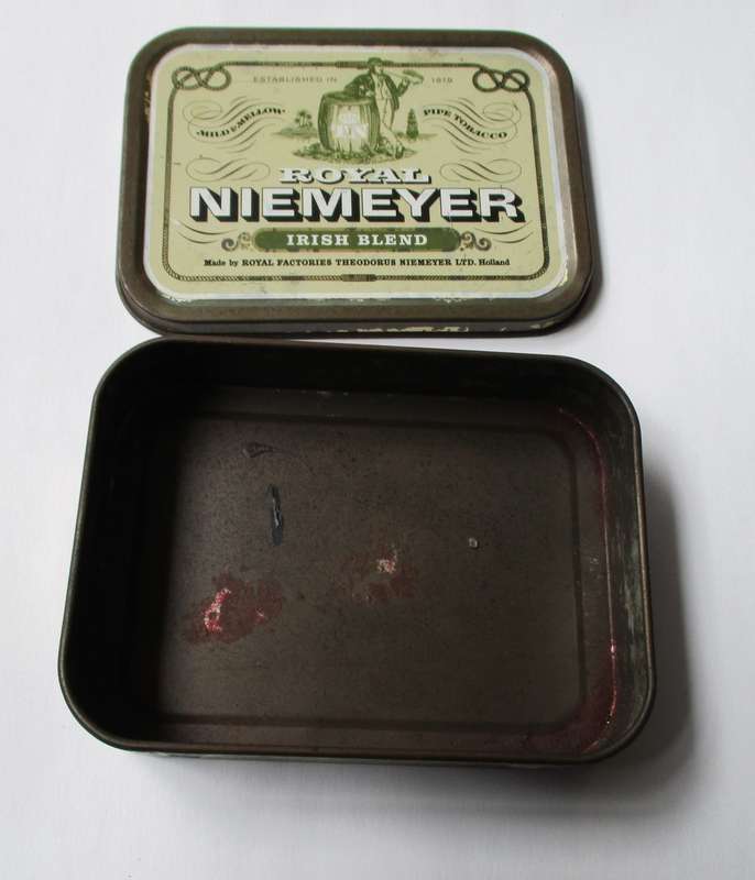 Vintage Tobacco Tin - Royal Niemayer, Irish Blend, Pipe Tobacco, made in Holland