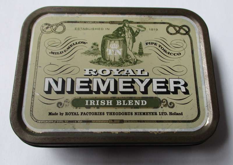 Vintage Tobacco Tin - Royal Niemayer, Irish Blend, Pipe Tobacco, made in Holland