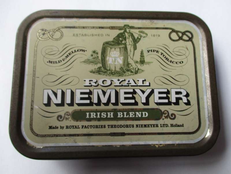 Vintage Tobacco Tin - Royal Niemayer, Irish Blend, Pipe Tobacco, made in Holland