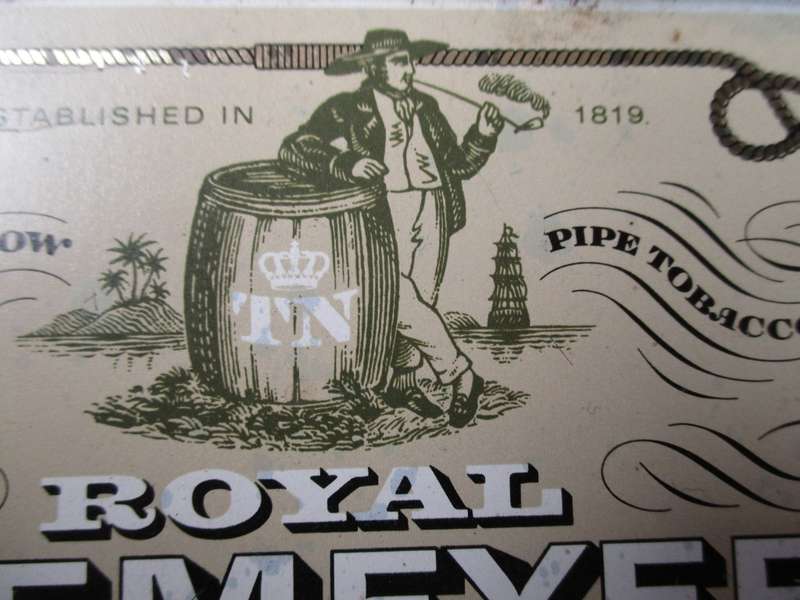 Vintage Tobacco Tin - Royal Niemayer, Irish Blend, Pipe Tobacco, made in Holland
