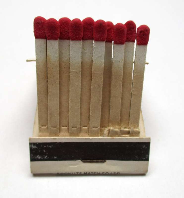 Vintage Matchbook -- Lemos Cordial - ` Blondes prefer Gin in their Lemos`