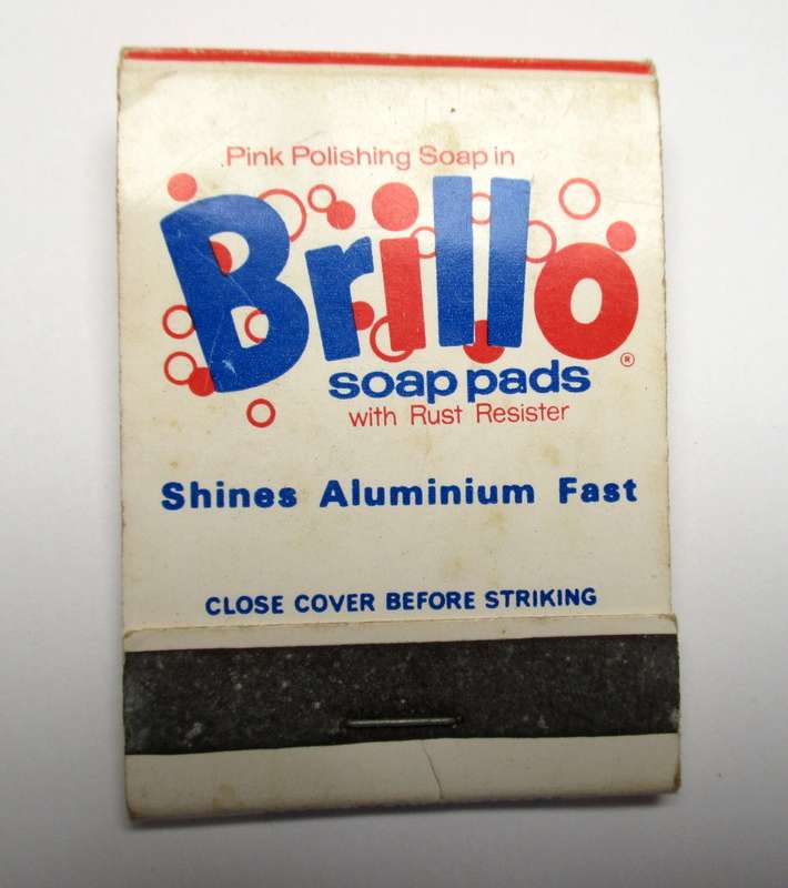 Vintage `Brillo - Soap Pads` -  matchbook / matches