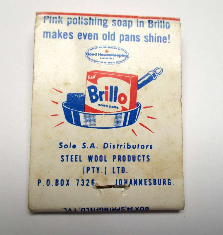 Vintage `Brillo - Soap Pads` -  matchbook / matches