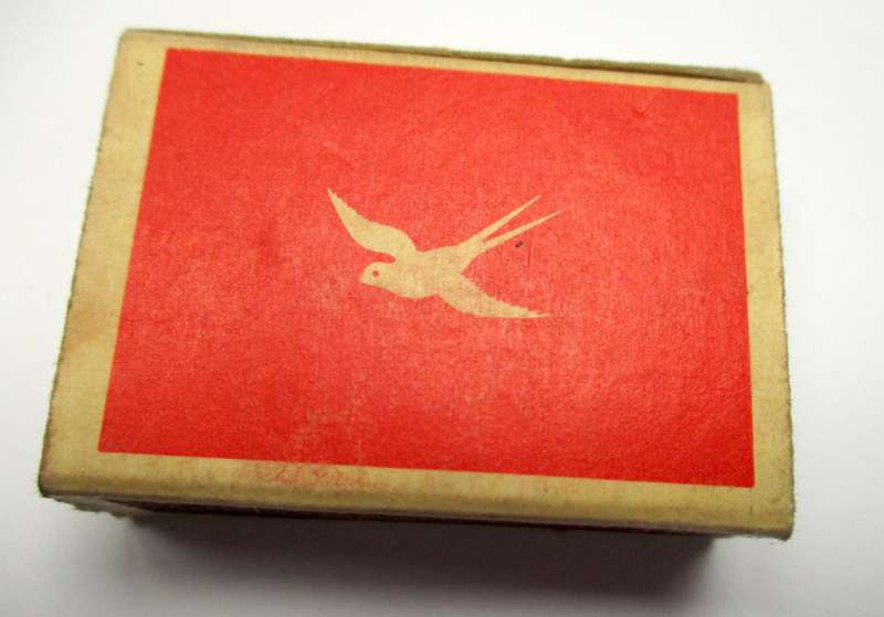 Vintage `Swallow` matches, Made in Uddevalla, Sweden