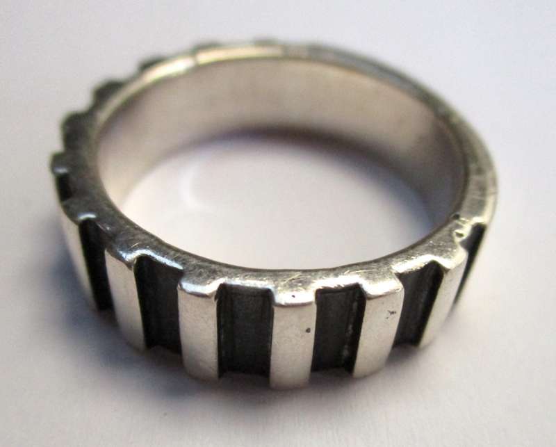 Mens Silver Ring 21mm / Size  - W  - 11g