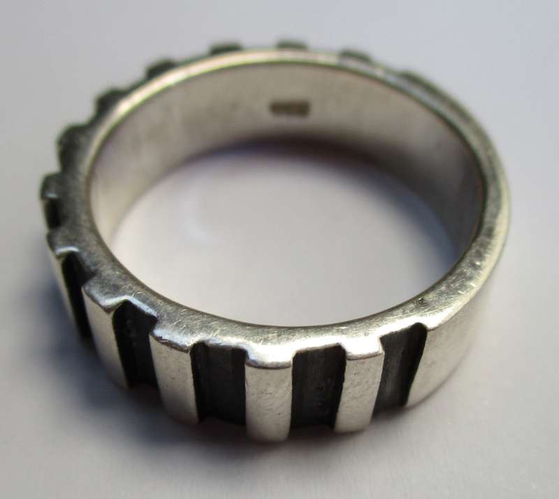 Mens Silver Ring 21mm / Size  - W  - 11g