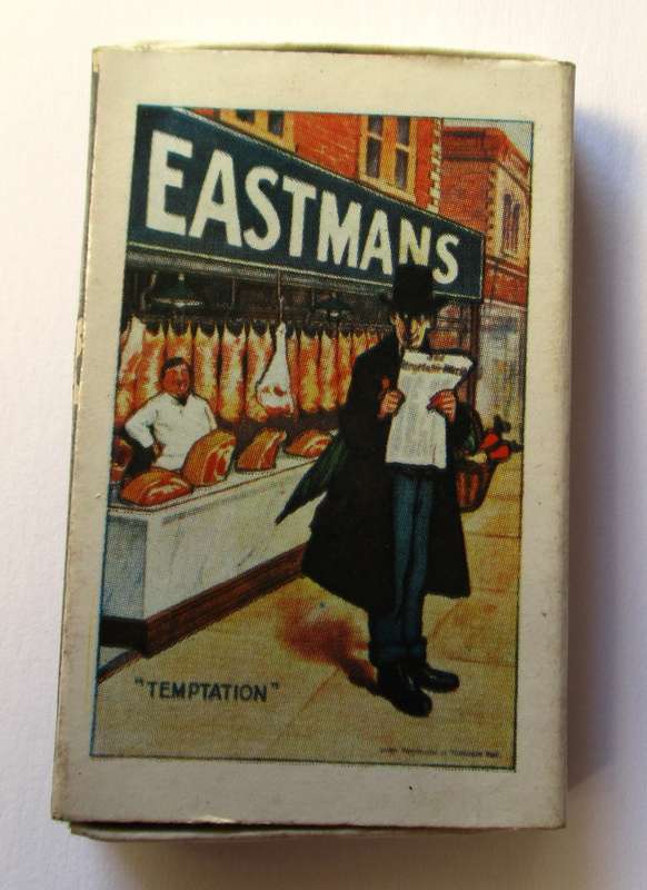 Vintage box of matches - `Remember Yesteryear` Eastmans - `Temptation` / Ripolin