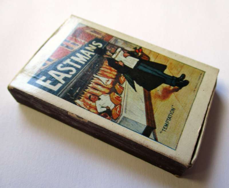 Vintage box of matches - `Remember Yesteryear` Eastmans - `Temptation` / Ripolin