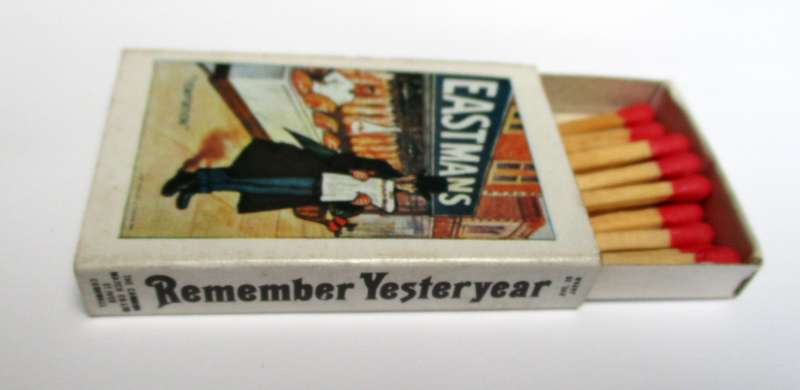 Vintage box of matches - `Remember Yesteryear` Eastmans - `Temptation` / Ripolin