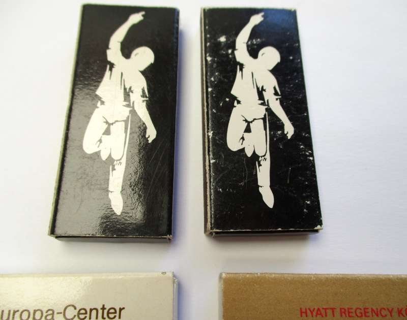 Lot of vintage Match Boxes - Bonn / Berlin etc.