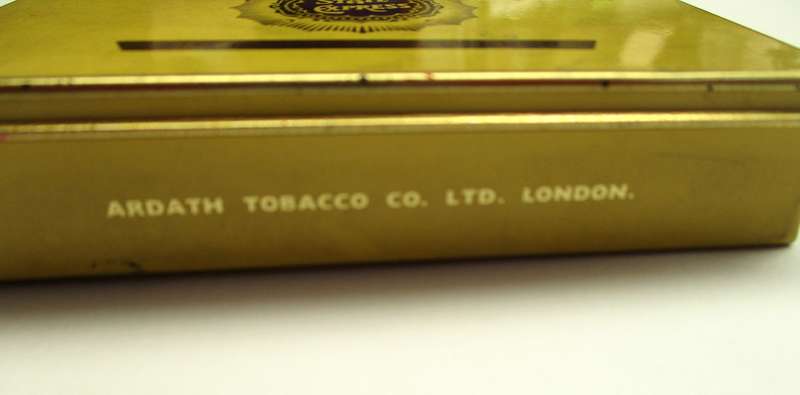Vintage Cigarette Tin -- State Express 555, 210 Piccadilly, London