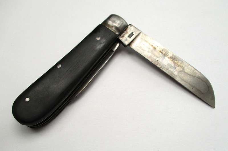 Vintage carbon steel German Jack knife made by H.Y. Kaufmann & Sons, West Germany.