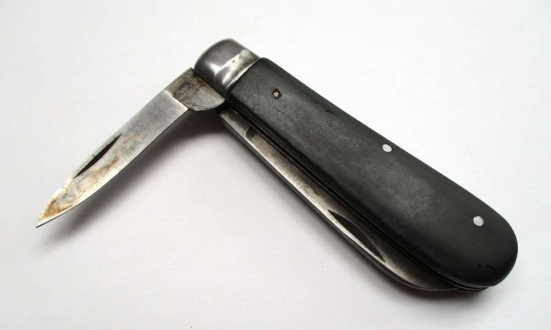 Vintage carbon steel German Jack knife made by H.Y. Kaufmann & Sons, West Germany.
