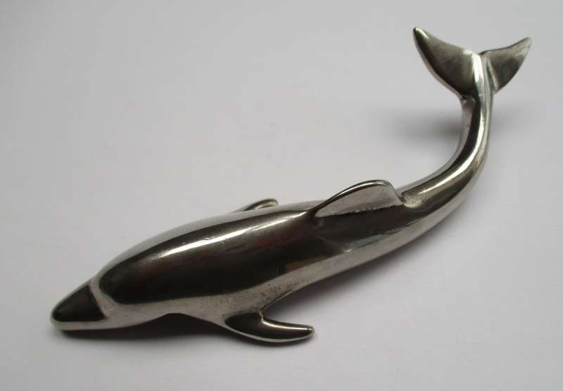 Metal Dolphin shaped Bottle opener