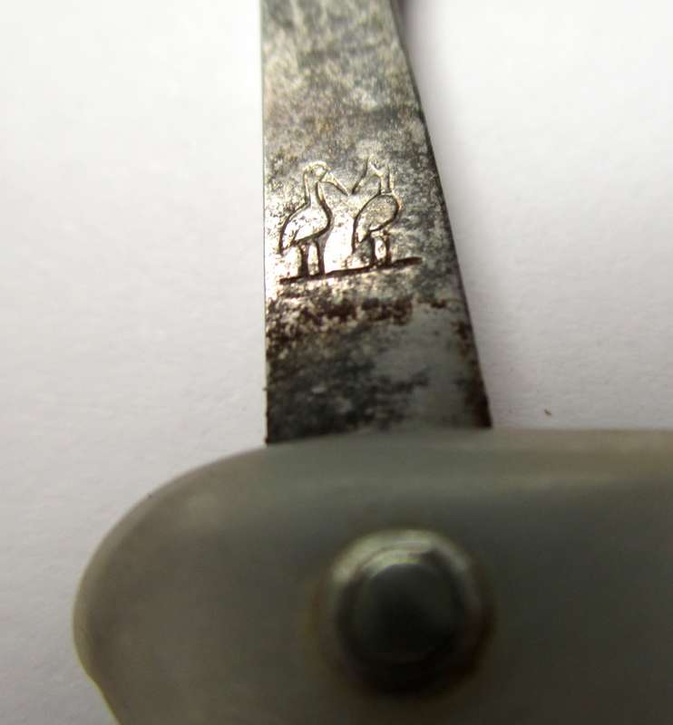 Antique Robert Klaas Cut Throat Razor - Genuine Mother of Pearl - Marked Prussia