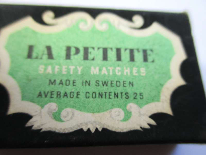 Vintage `La Petite` Matches, made in Sweden